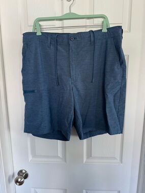 Sonoma Light Blue Elastic Waist Casual Shorts